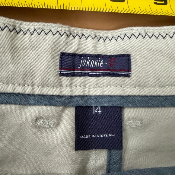 Johnnie-O Boys Kids Parsons Style Pants Nimbus Gray Size 14 New Preppy School - Picture 2 of 9